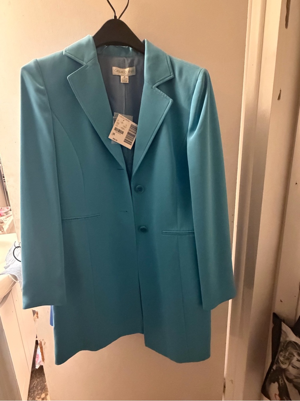 Casual Corner Turquoise Blazer
